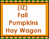 Pumpkins Hay Wagon