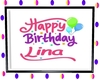 HAPPY BIRTHDAY LINA