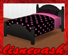 (L) Black / Hot Pink Bed