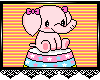 pink elephant [sticker]