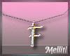 ▹ F necklace Custom 2