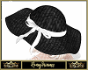 Spring Hat Black White