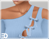 Blue Bow Tie Sweater