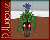 DJL-FloorVase Red/Blk