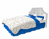 blue swirl bed