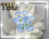 TB-Blue/cream Bouquet