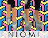 N! Lipstick Heel Silver
