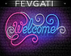 Welcome - Neon Sign