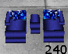 Blue Deco Combo Chairs