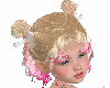 Pink Blonde Bow Hair