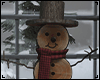 Wooden Snowman Rustic