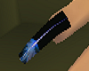 Blue Aurora Long Nails