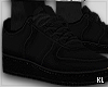 K| Shoes Black + Sock