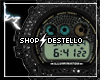 blk iced out gshock+