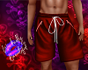 Red gym Shorts