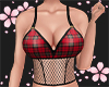 Square/Grid Top Red