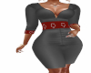 ♫R♫ Grey/Red Dress