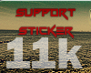 wc'Support Sticker 11k