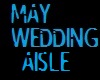 May Wedding Aisle Flower