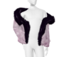 (SH) Lilac fur coat