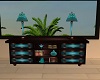 Brown and Teal Dresser