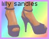 lilly sandls gray purple