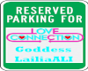 Reserved ParkingLot Sign