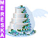 Dragon Blue Wedding Cake