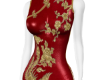 Crimson Phoenix Qipao
