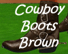 ~ Brown ! Cowboy Boots