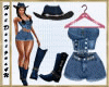 ~H~WESTERN FIT 2 BLUE