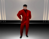 suit jacket red black