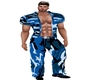 Male Camo Blue Outfit v9