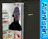 Black Vintage Fridge