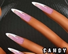 !C Pink Shell Nails
