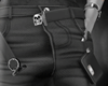 Open Belt Jeans BLK `