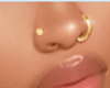 Piercings de ouro nariz