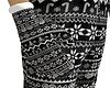 Xmas mittens Black M