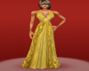 Golden Flower Ballgown
