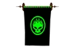 toxic green skull banner