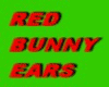 RED BUNNY EARS