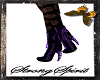 purple bone heels