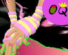[OQ]Emo gloves~pnk/yllw