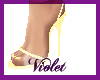 (V) yellow heels