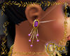 Purple Grecian Earrings