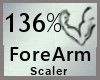 Scale 136% Fore Arm M A