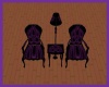 WT* Purple Celtic Chairs
