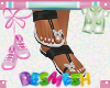 Butterfly Sandals Black
