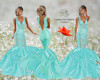 Aqua Mermaid Dress