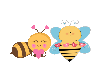 2 Sides Bees CutOuts